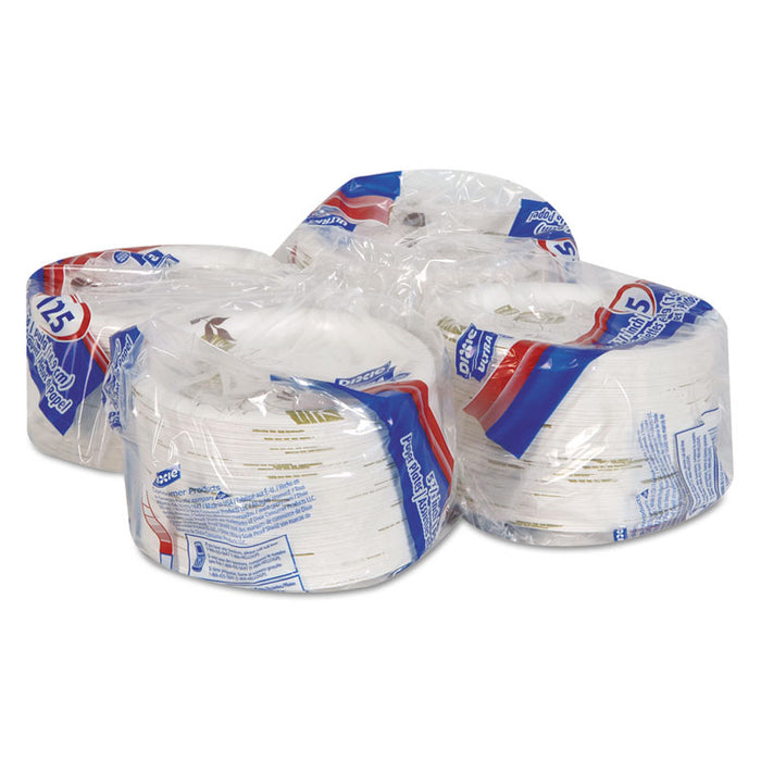 Pathways Soak Proof Shield Heavyweight Paper Plates, WiseSize, 5.88" dia, 125/Pack
