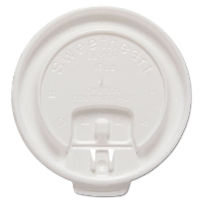 Liftback & Lock Tab Cup Lids for Foam Cups, Fits 10 oz Trophy Cups, WE, 100/PK
