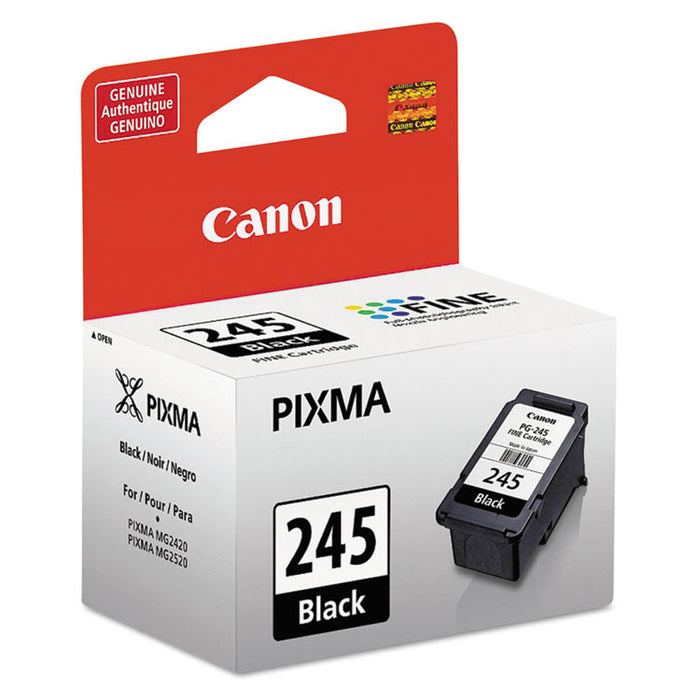 8279B001 (PG-245) ChromaLife100+ Ink, 180 Page-Yield, Black