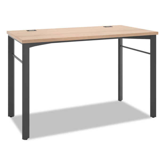 Manage Series Desk Table, 48w x 23.5d x 29.5h, Wheat