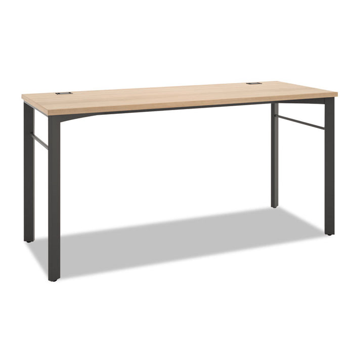Manage Series Desk Table, 60w x 23.5d x 29.5h, Wheat