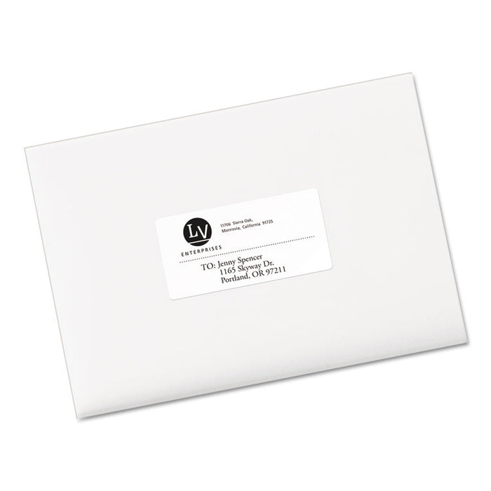 EcoFriendly Mailing Labels, Inkjet/Laser Printers, 2 x 4, White, 10/Sheet, 25 Sheets/Pack