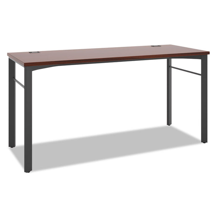 Manage Series Desk Table, 60w x 23.5d x 29.5h, Chestnut