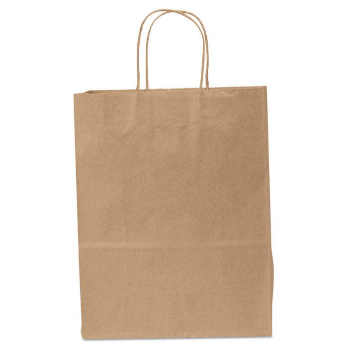 Shopping Bags, 10" x 13", Kraft, 250/Carton