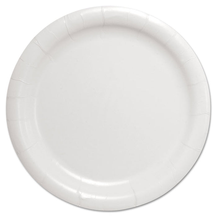 Bare Eco-Forward Clay-Coated Paper Dinnerware, Plate, 9" Diameter, White