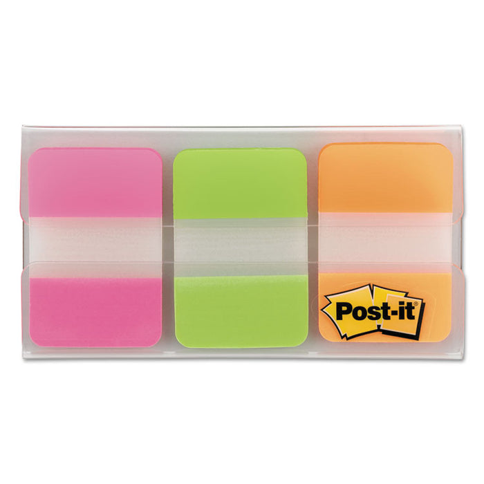 1" Tabs, 1/5-Cut Tabs, Assorted Brights, 1" Wide, 66/Pack