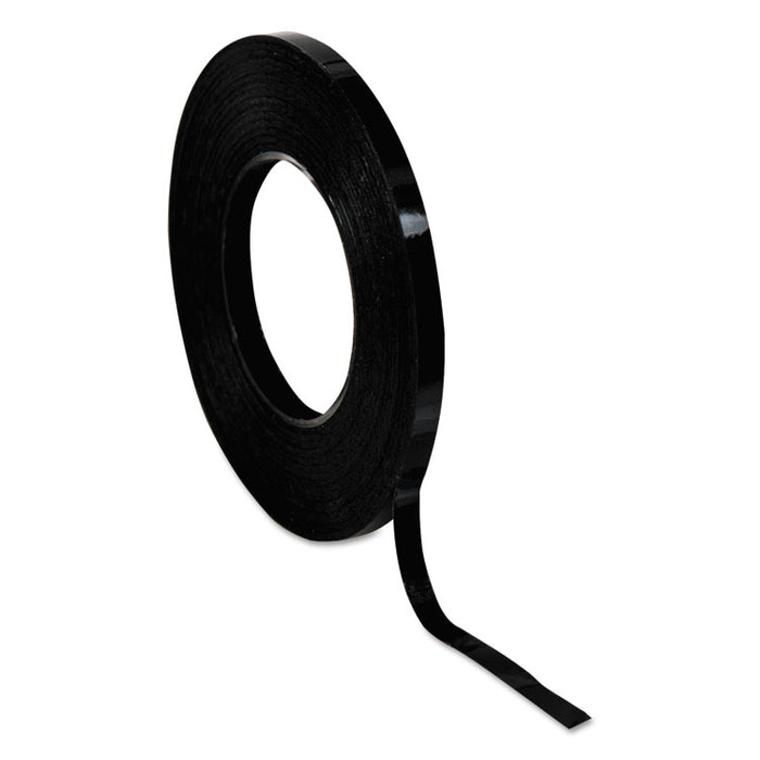 Graphic Chart Tapes, 0.13" x 27 ft, Gloss Black