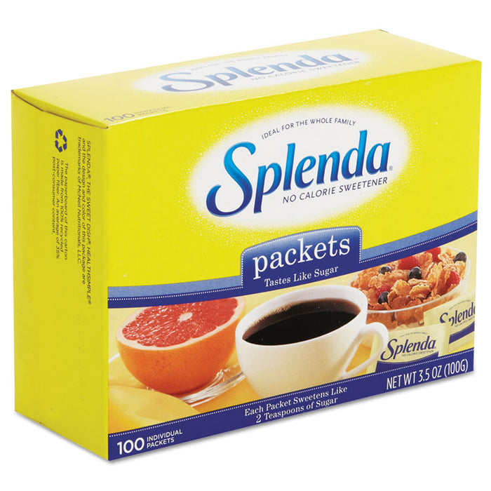 No Calorie Sweetener Packets, 0.035 oz Packets, 1200 Carton