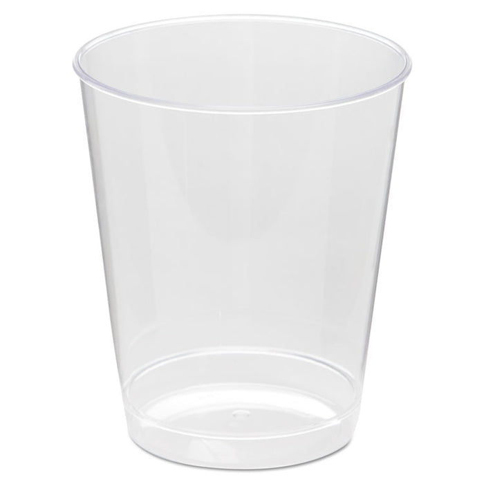 Comet Plastic Tumbler, 8 oz., Clear, Tall, 25/Pack