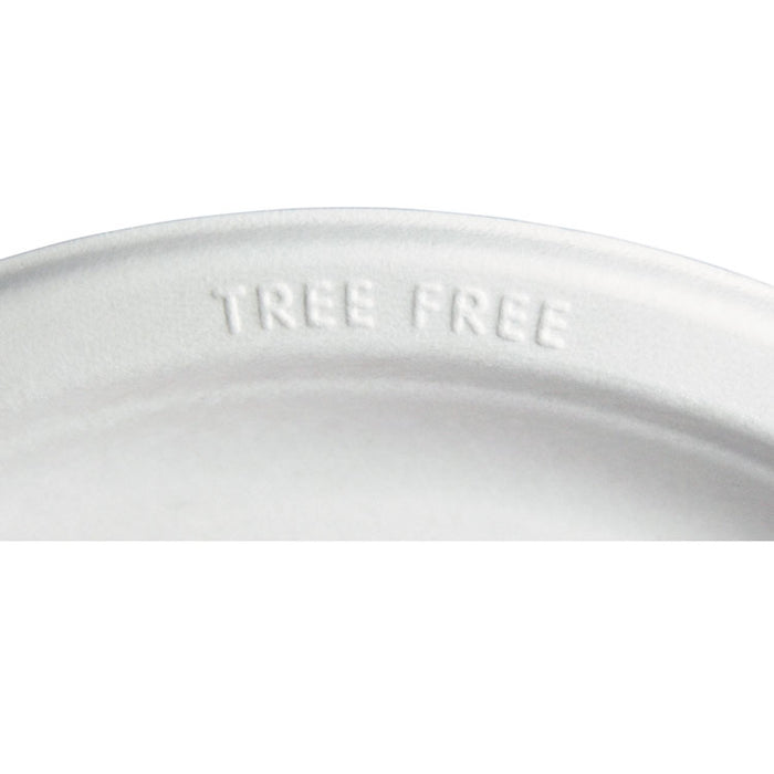 Renewable & Compostable Sugarcane Plates Convenience Pack, 6", 50/PK, 20 PK/CT
