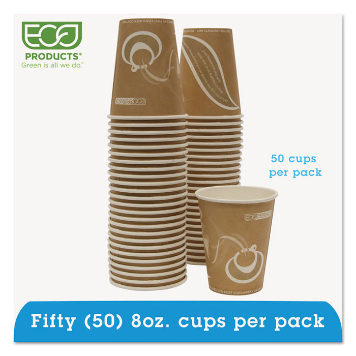 Evolution World 24% Recycled Content Hot Cups Convenience Pack - 8oz., 50/PK