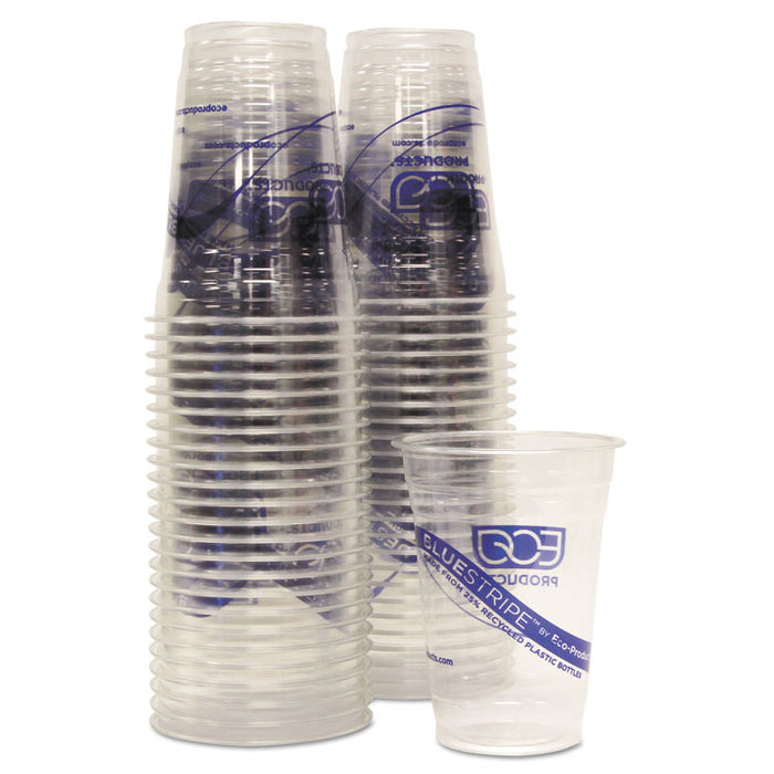 BlueStripe 25% Recycled Content Cold Cups Convenience Pack, 16 oz, 50/Pk