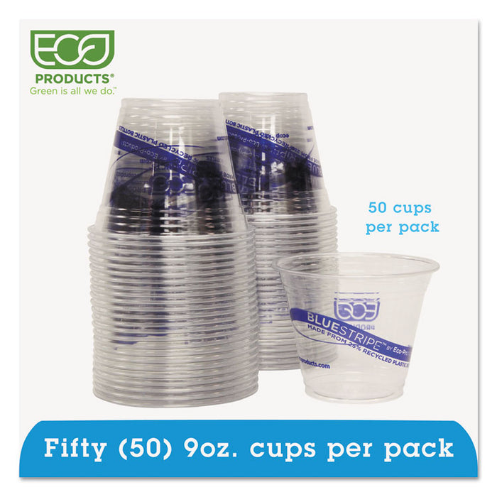 BlueStripe 25% Recycled Content Cold Cups Convenience Pack, 9 oz, 50/PK