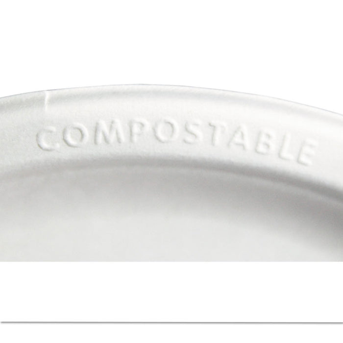 Renewable & Compostable Sugarcane Plates Convenience Pack, 6", 50/PK, 20 PK/CT