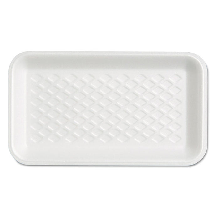 Supermarket Tray, Foam, White, 8-1/4x4-3/4x5/8, 125/Bag