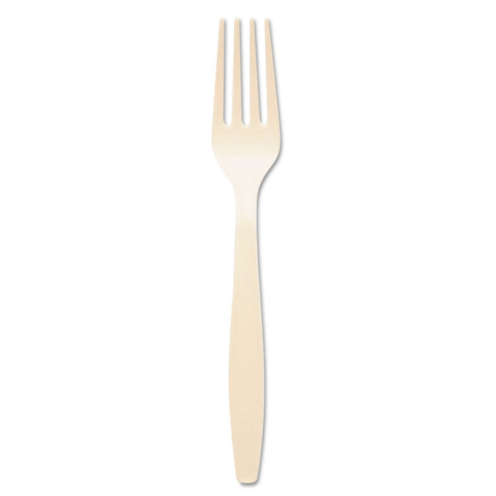 Heavyweight Polystyrene Forks, Champagne, 1,000/Carton