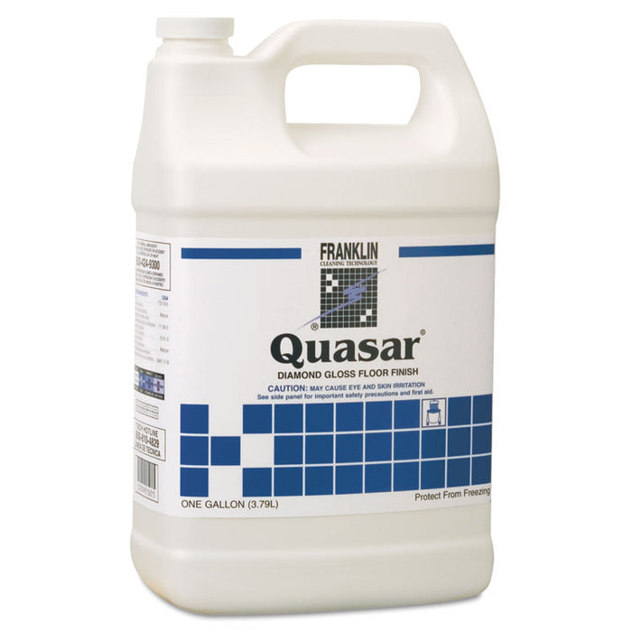 Quasar High Solids Floor Finish, Liquid, 1 gal Bottle