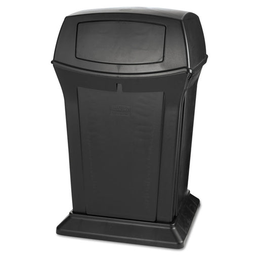 Rubbermaid Commercial Trash Can,35 gal.,Sable,Polycarbonate