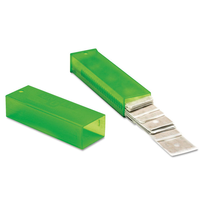 ErgoTec Glass Scraper Replacement Blades, 4" Double-Edge, 25/Pack