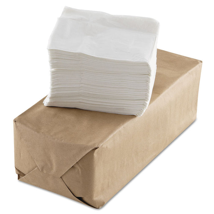 Tall-Fold Napkins, 1-Ply, White, Paper, 10000/Carton