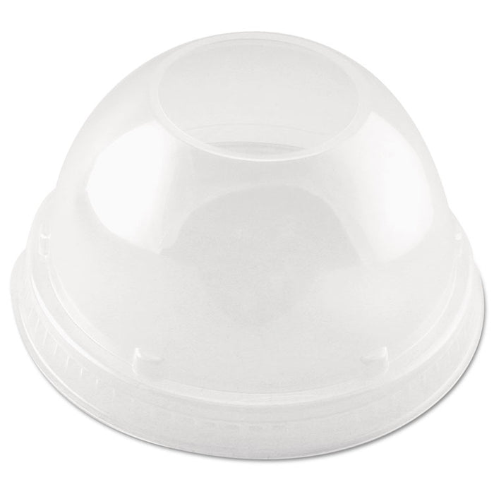 Cappuccino Dome Sipper Lids, 16 oz, Clear