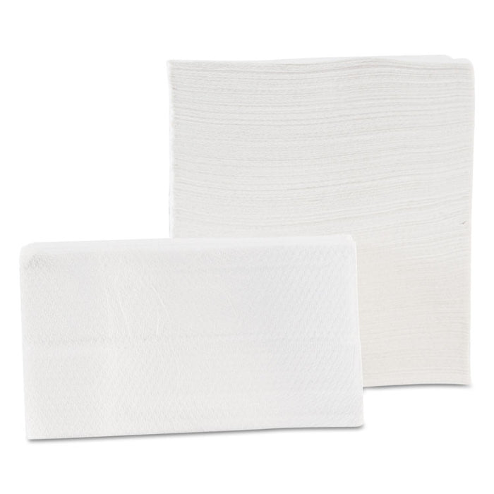 Morsoft Dispenser Napkins, 1-Ply, 6 x 13.5, White, 500/Pack, 20 Packs/Carton