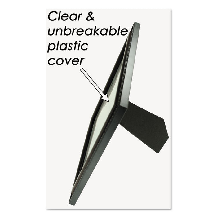 Executive Document Frame, Plastic, 11 x 14, Black/Mahogany