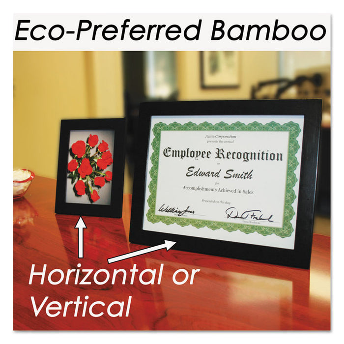 Bamboo Frame, 8 1/2 x 11, Black
