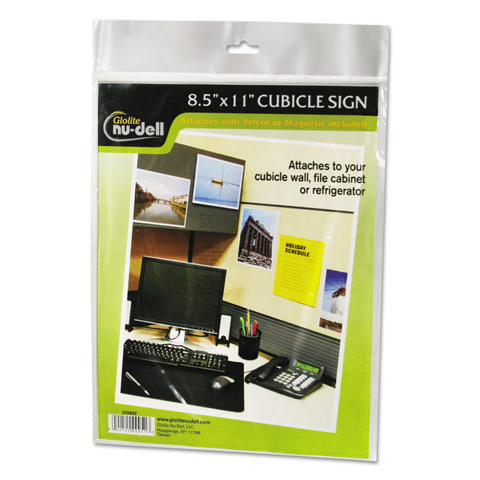 Clear Plastic Sign Holder, All-Purpose, 8.5 x 11