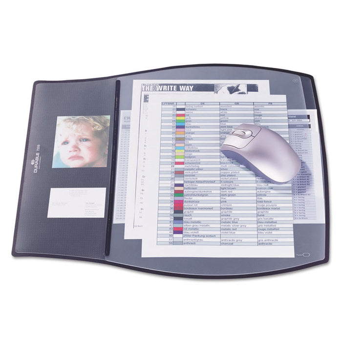 Work Pad, 3 Overlays, 17 1/4 x 15 1/2, Black