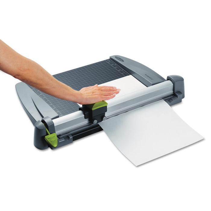 SmartCut Commercial Heavy-Duty Rotary Trimmer, 30 Sheets, Metal Base, 15 x 20