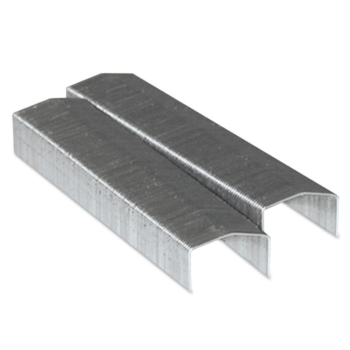 S8 Arch Crown Staples, 0.25" Leg, 0.5" Crown, Steel, 5,000/Box