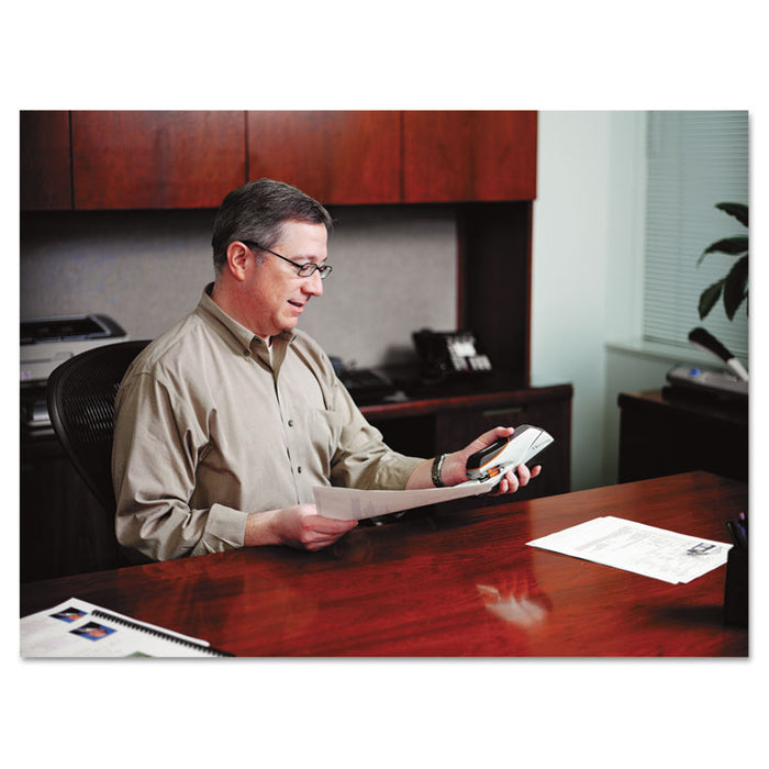 Optima 20 Electric Stapler, 20-Sheet Capacity, Silver