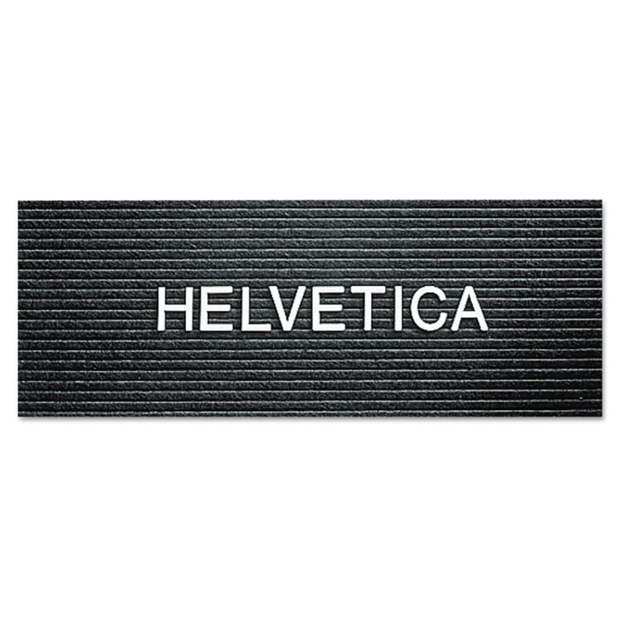 Character Sets, Pin, White, 1/2"h, 144/Set