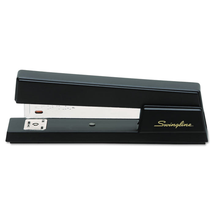 Premium Commercial Full Strip Stapler, 20-Sheet Capacity, Black