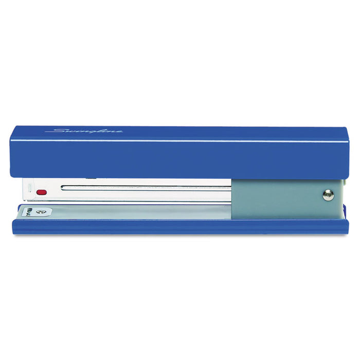 Full Strip Fashion Stapler, 20-Sheet Capacity, Navy/Gray