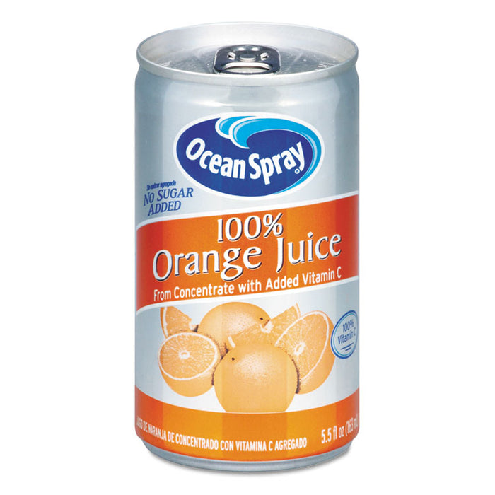 100% Juice, Orange, 5.5 oz Can