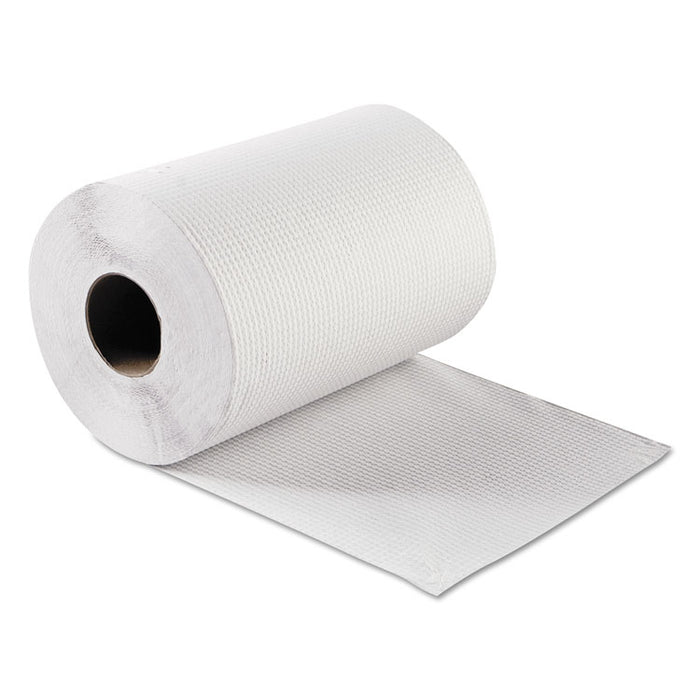 Hardwound Roll Towels, White, 8" x 300 ft, 12 Rolls/Carton