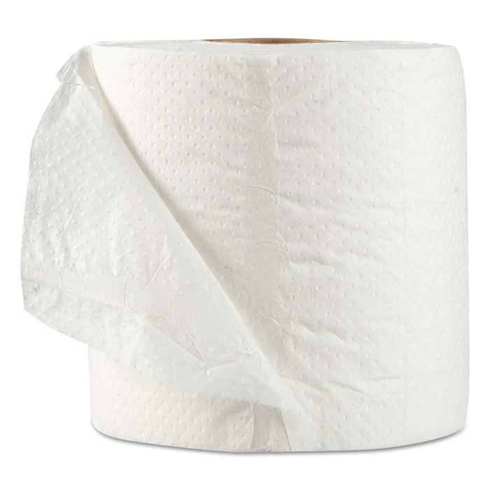 Standard Bath Tissue, Septic Safe, 1-Ply, White, 1,000 Sheets/Roll, 96 Wrapped Rolls/Carton