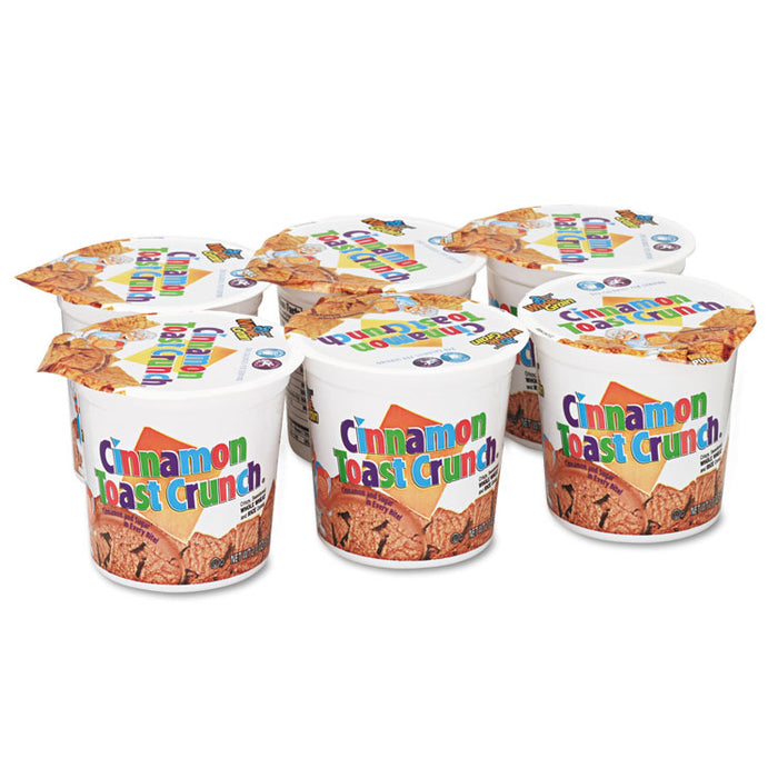 Cinnamon Toast Crunch Cereal, Single-Serve 2 oz Cup, 6/Pack
