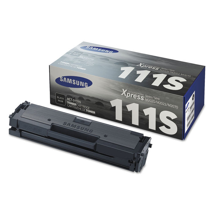 MLT-D111S (SU814A) Toner, 1,000 Page-Yield, Black