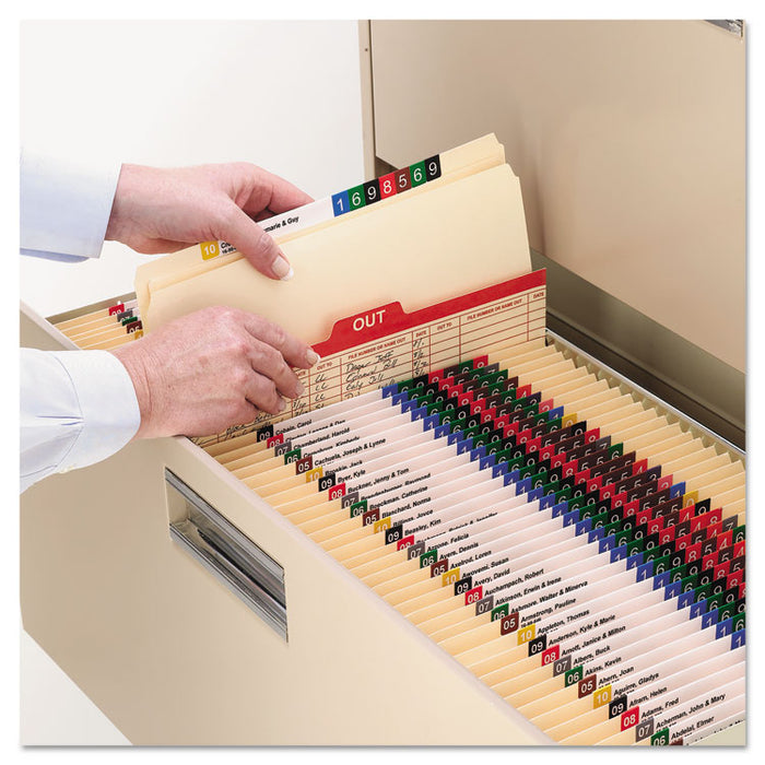 Top Tab Fastener Folders, Straight Tab, 1 Fastener, Legal Size, 11-pt Manila Exterior, 50/Box