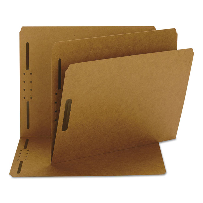 Kraft Fastener Folders, 2 Fasteners, Letter Size, Kraft Exterior, 50/Box