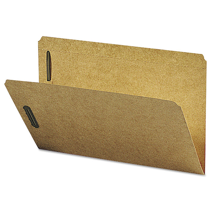 Kraft 2-Fastener Folders, Straight Tab, Legal Size, Kraft, 50/Box