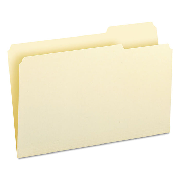 Manila File Folders, 1/3-Cut Tabs: Right Position, Legal Size, 0.75" Expansion, Manila, 100/Box