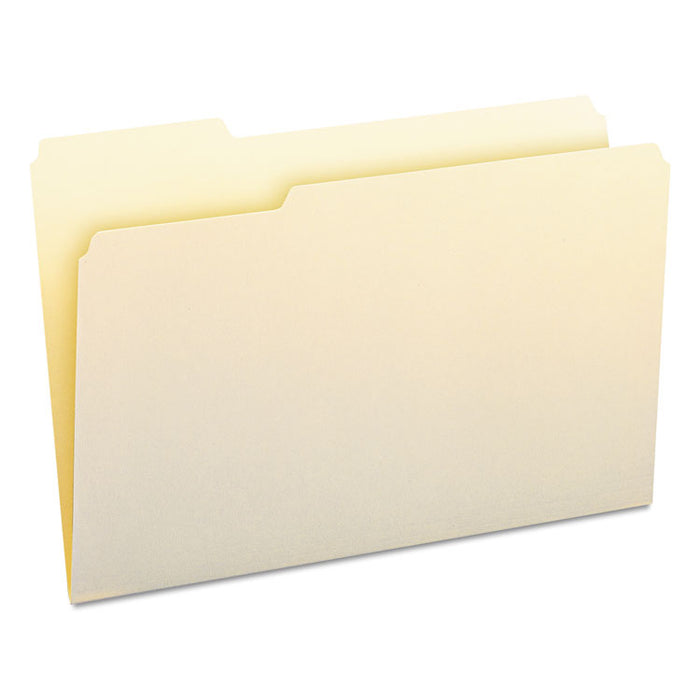 Manila File Folders, 1/3-Cut Tabs: Left Position, Legal Size, 0.75" Expansion, Manila, 100/Box