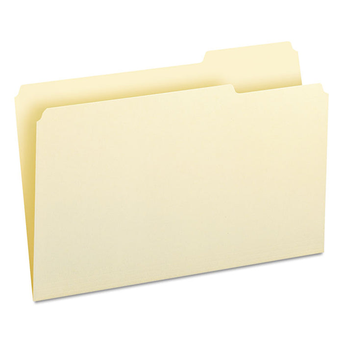 Manila File Folders, 1/3-Cut Tabs: Right Position, Legal Size, 0.75" Expansion, Manila, 100/Box