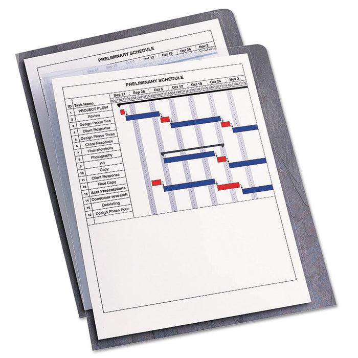 Heavy-Duty Plastic Sleeves, Letter Size, Clear, 12/Pack