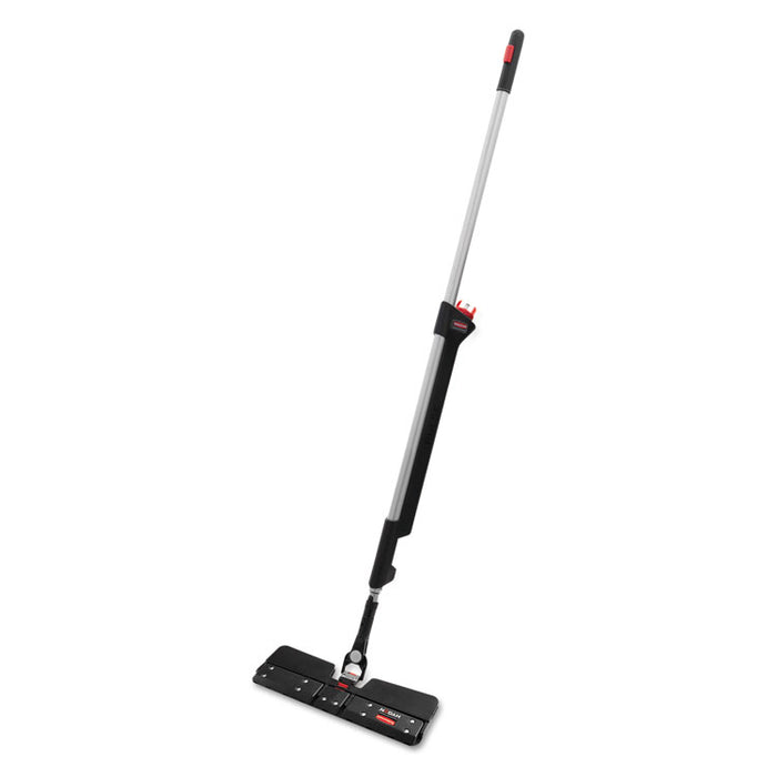 Pulse Executive Double-Sided Microfiber Spray Mop System, Black/Silver, 55.8"