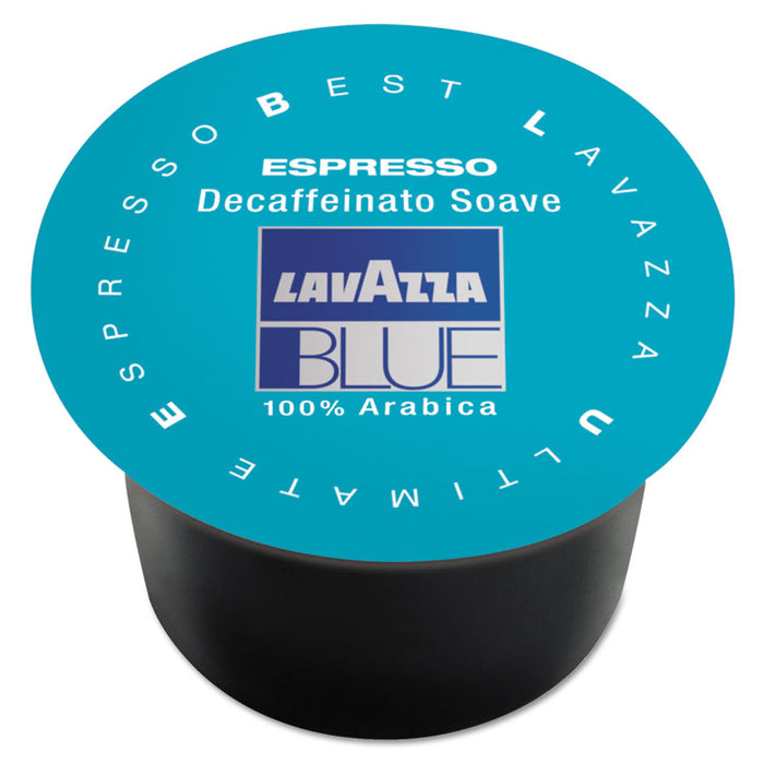 BLUE Espresso Capsules, Capsules, Decaffeinated Medium Roast, 8g, 100/Box